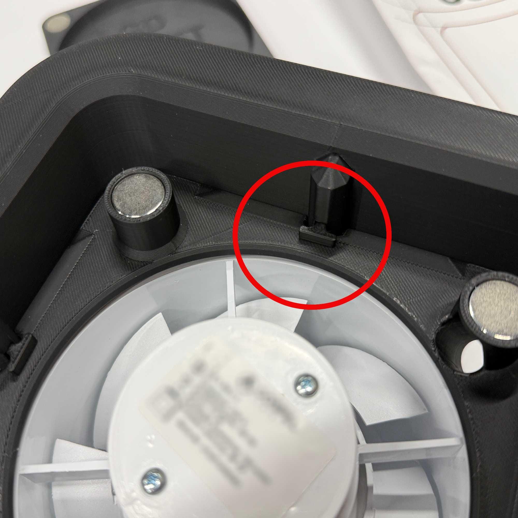 Hidden Tile Ventilation – Magnetic, optional with fan
