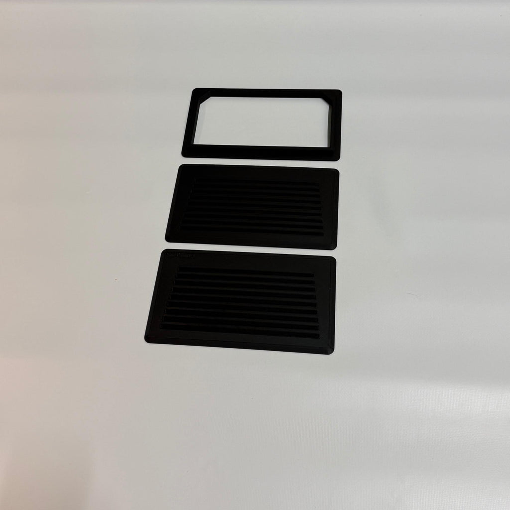 Magnetic Passive Door Ventilation Set – 3-Part System for a optional filter