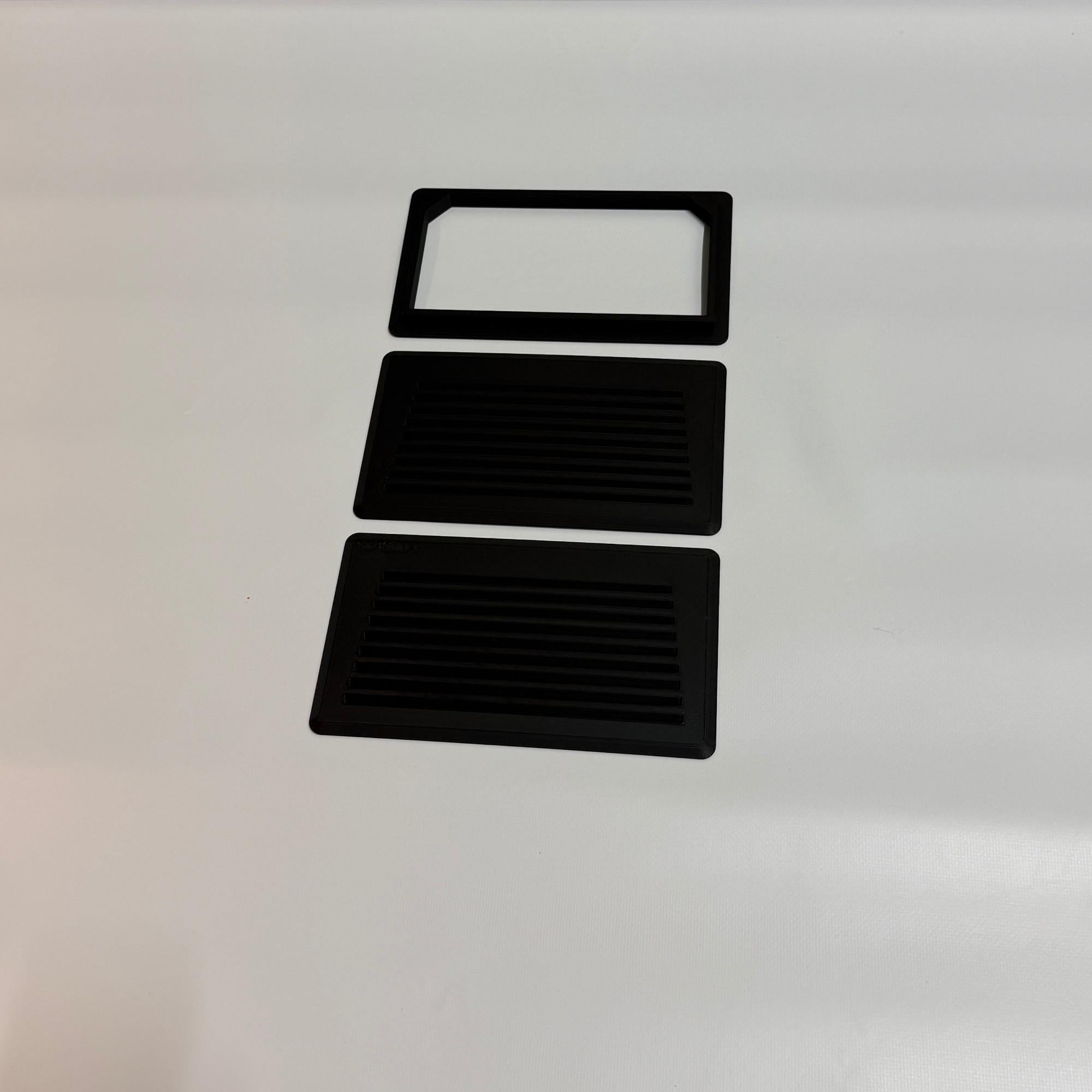 Magnetic Passive Door Ventilation Set – 3-Part System for a optional filter