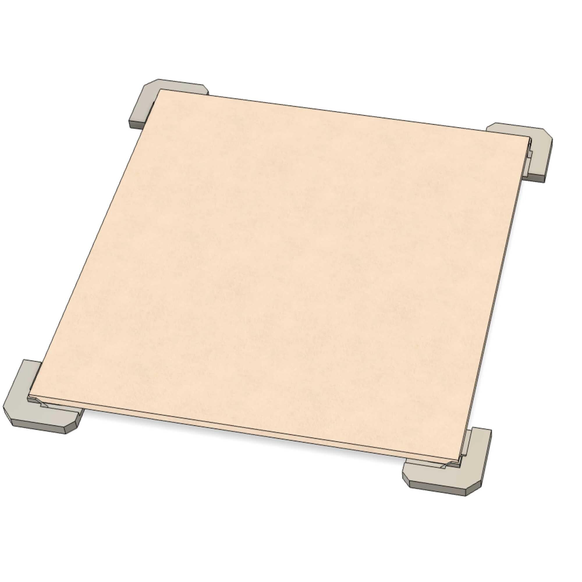 Magnetic Cover Mounts – 8-Piece Set for Tiles, OSB & Panels