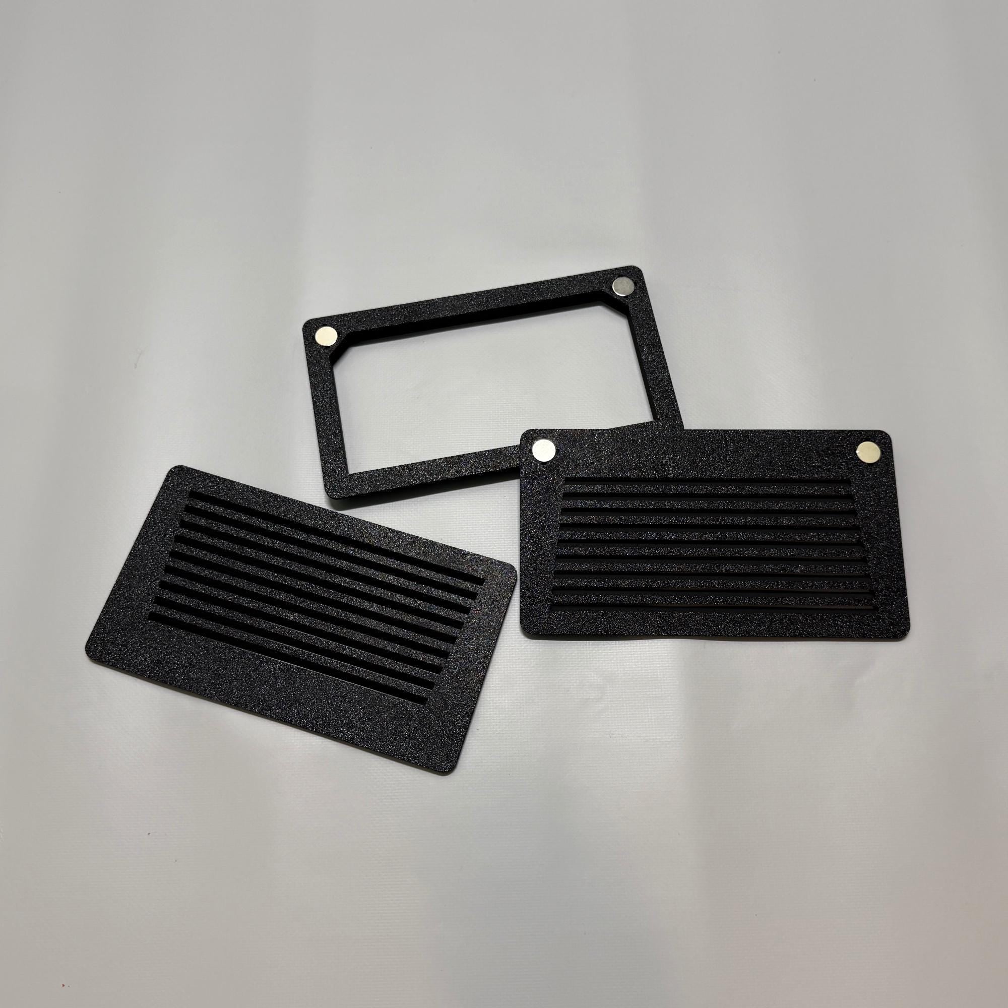 Magnetic Passive Door Ventilation Set – 3-Part System for a optional filter