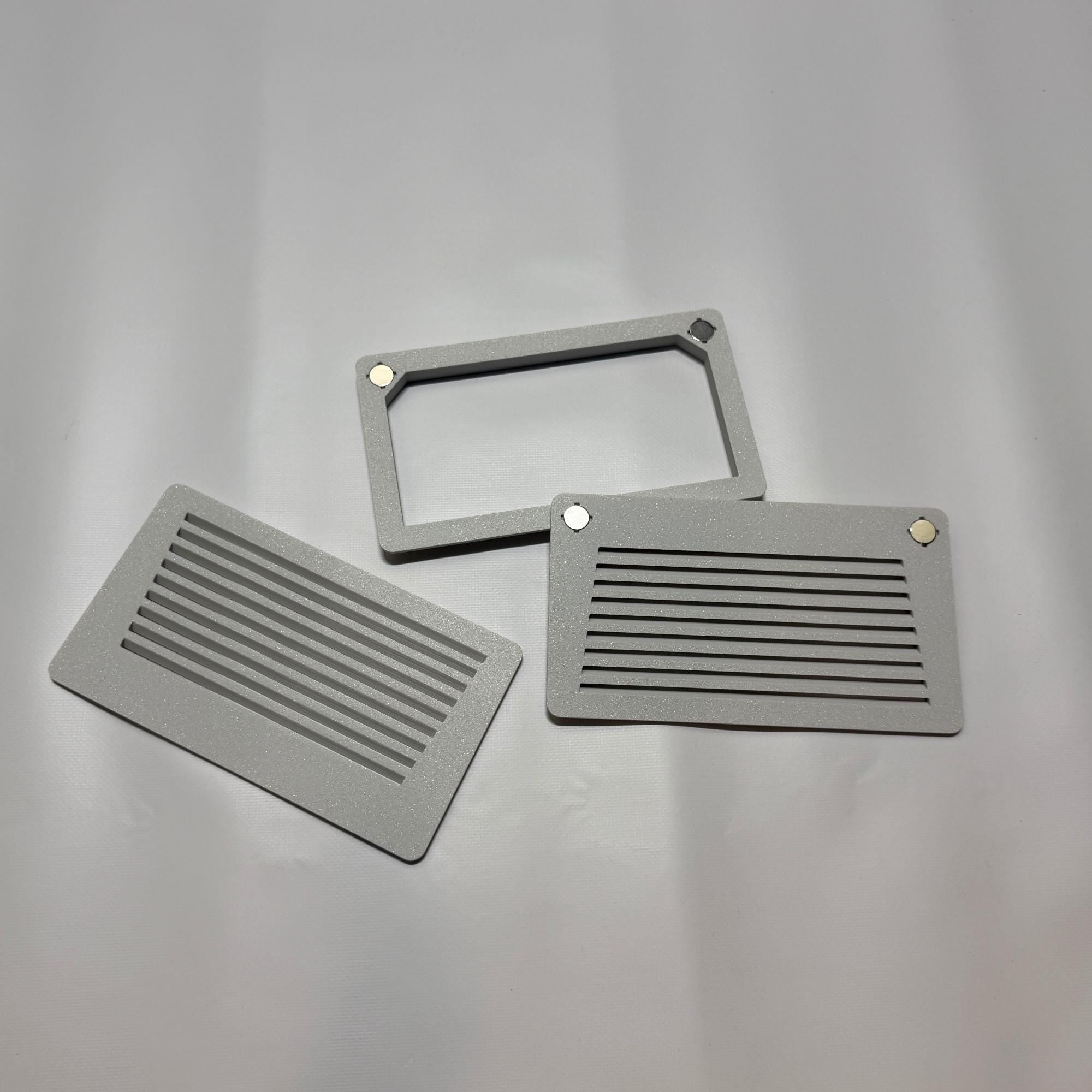 Magnetic Passive Door Ventilation Set – 3-Part System for a optional filter