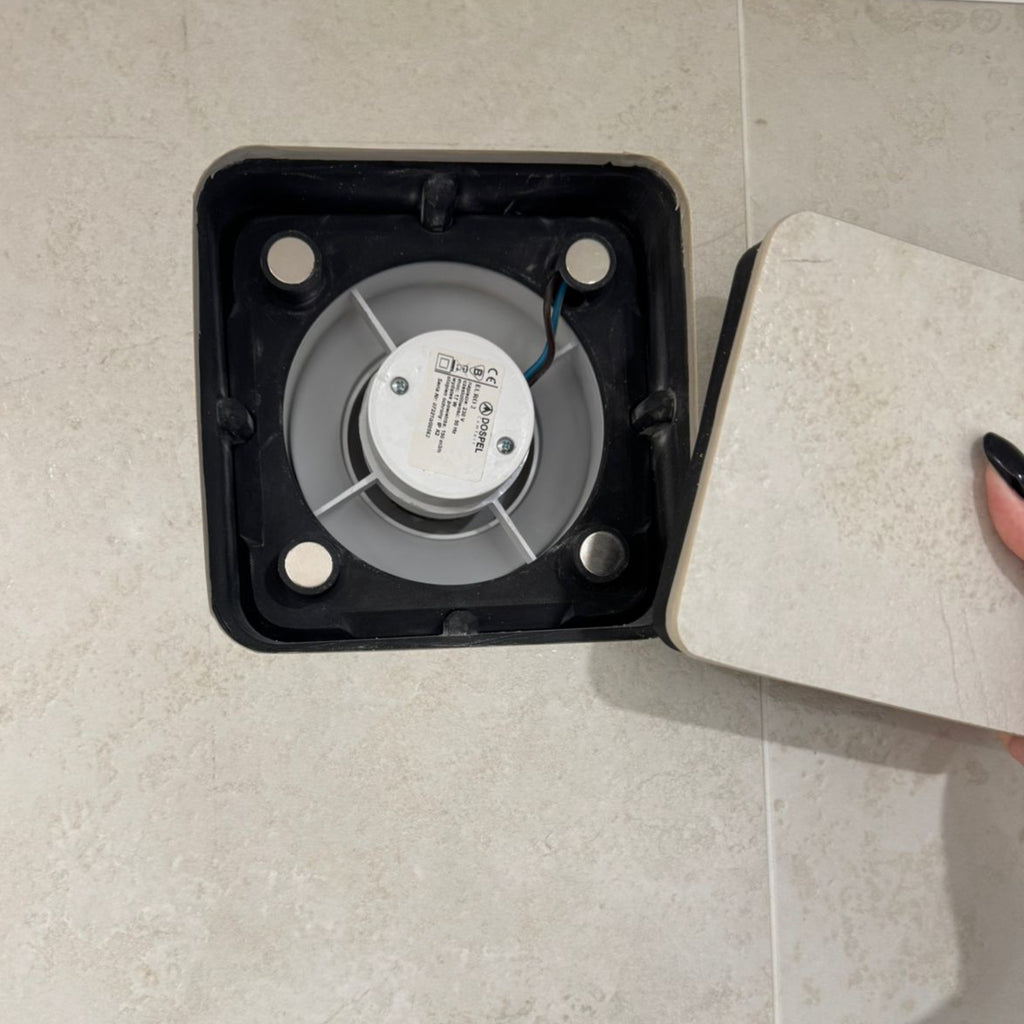 Hidden Tile Ventilation – Magnetic, optional with fan