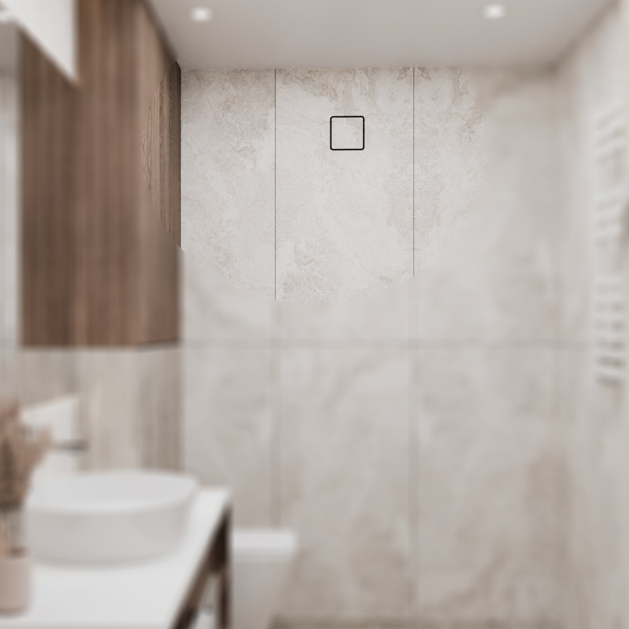 Hidden Tile Ventilation – Magnetic, optional with fan