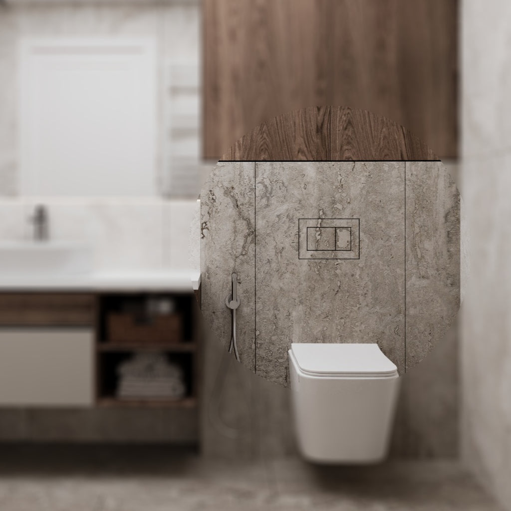 Concealed Flush System for Geberit – Magnetic, Flush-Mounted & Tileable