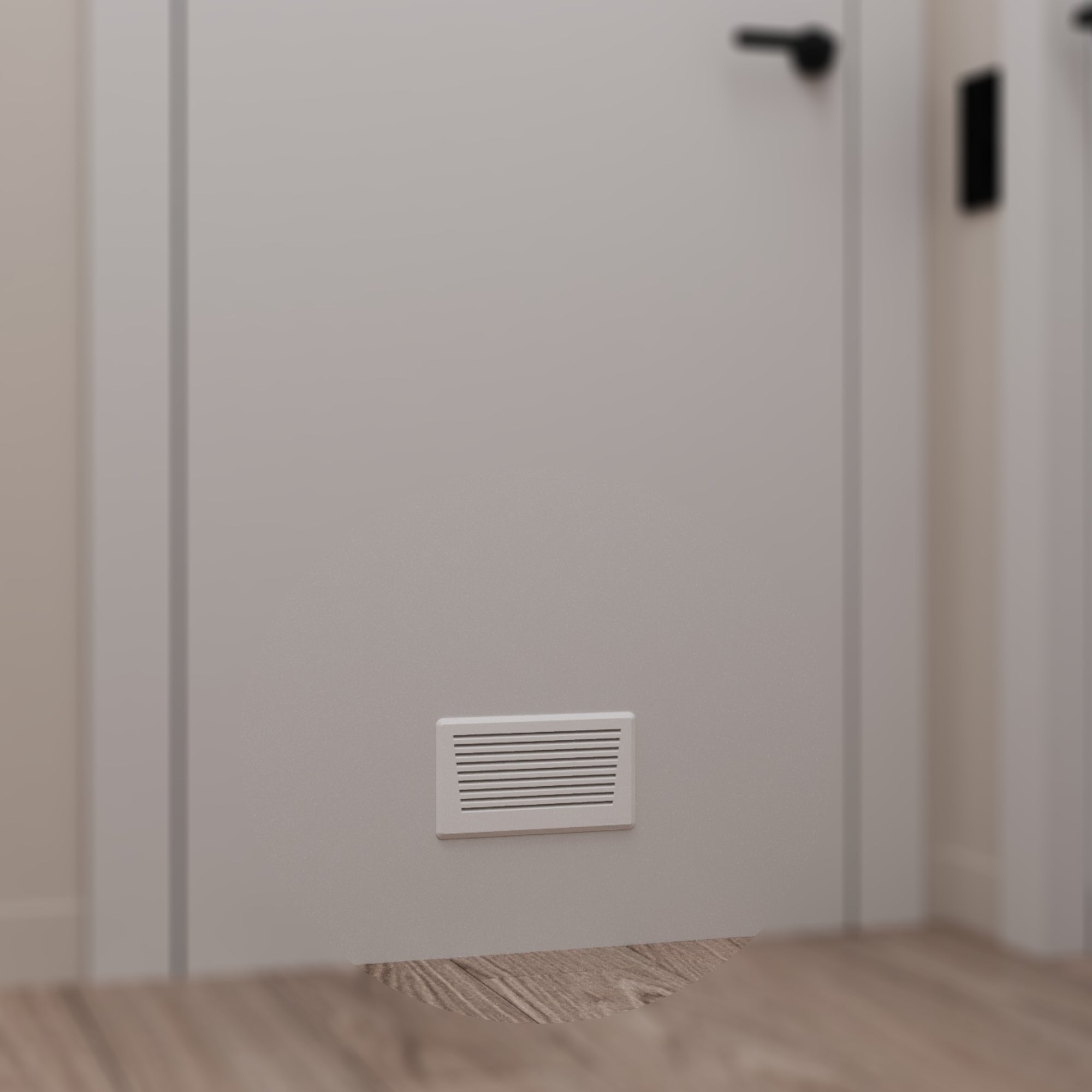 Magnetic Passive Door Ventilation Set – 3-Part System for a optional filter