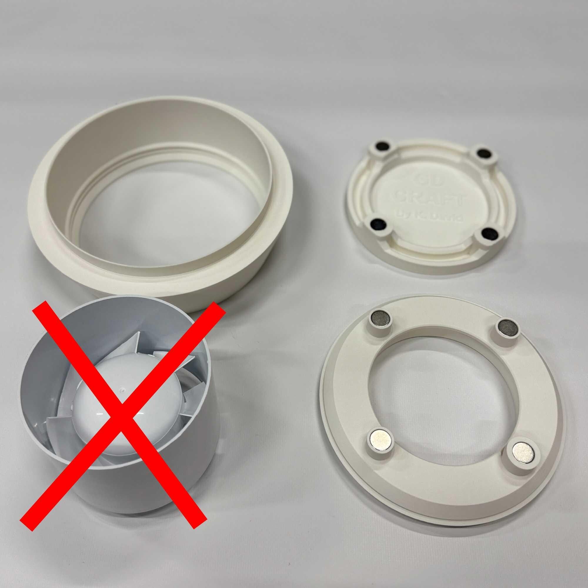 Hidden Ventilation – Magnetic, optional with fan