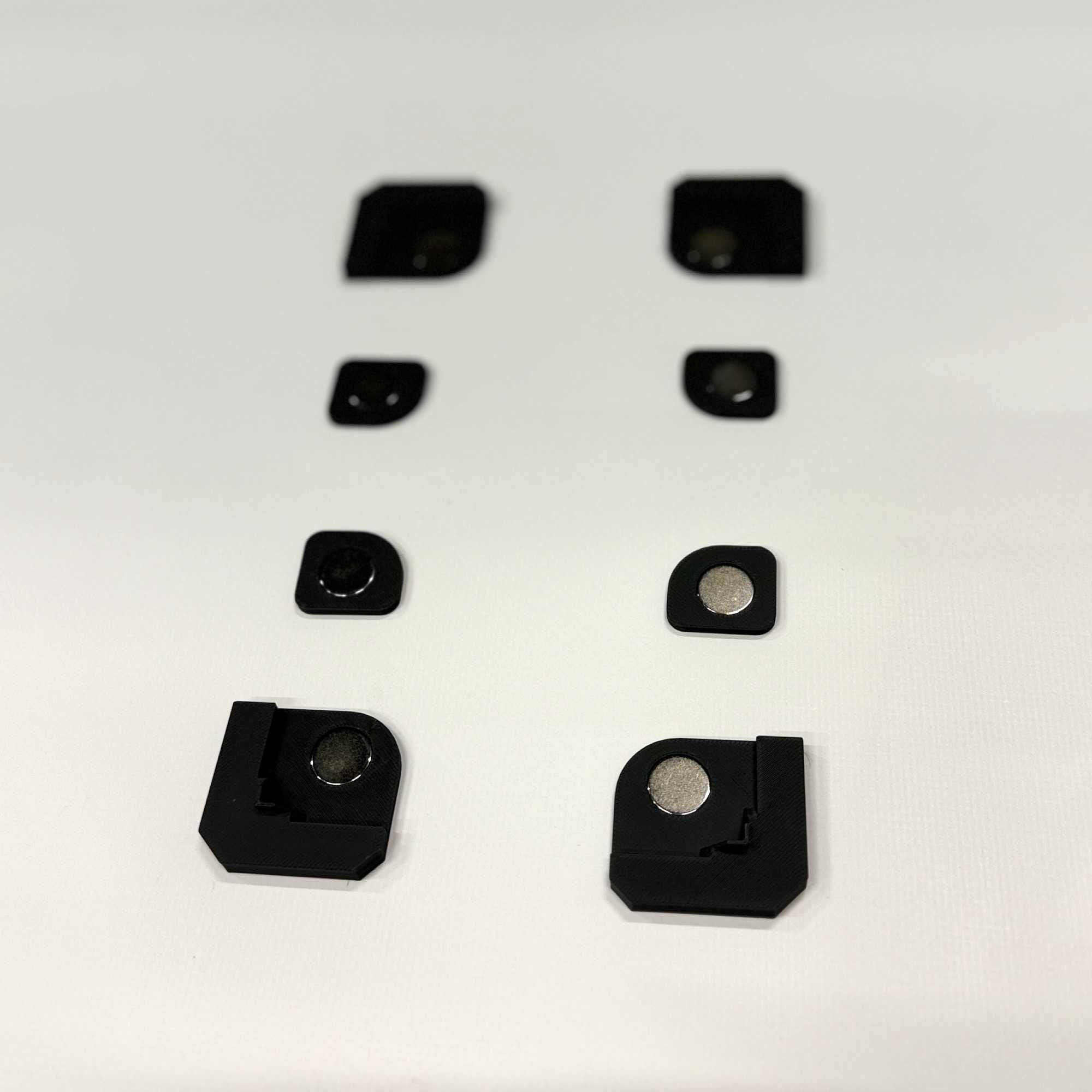 Magnetic Cover Mounts – 8-Piece Set for Tiles, OSB & Panels