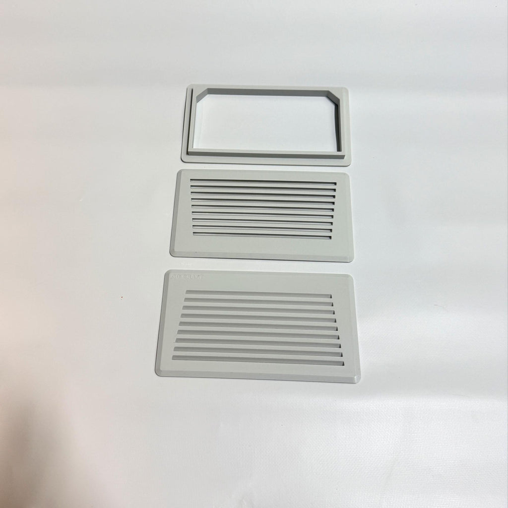 Magnetic Passive Door Ventilation Set – 3-Part System for a optional filter