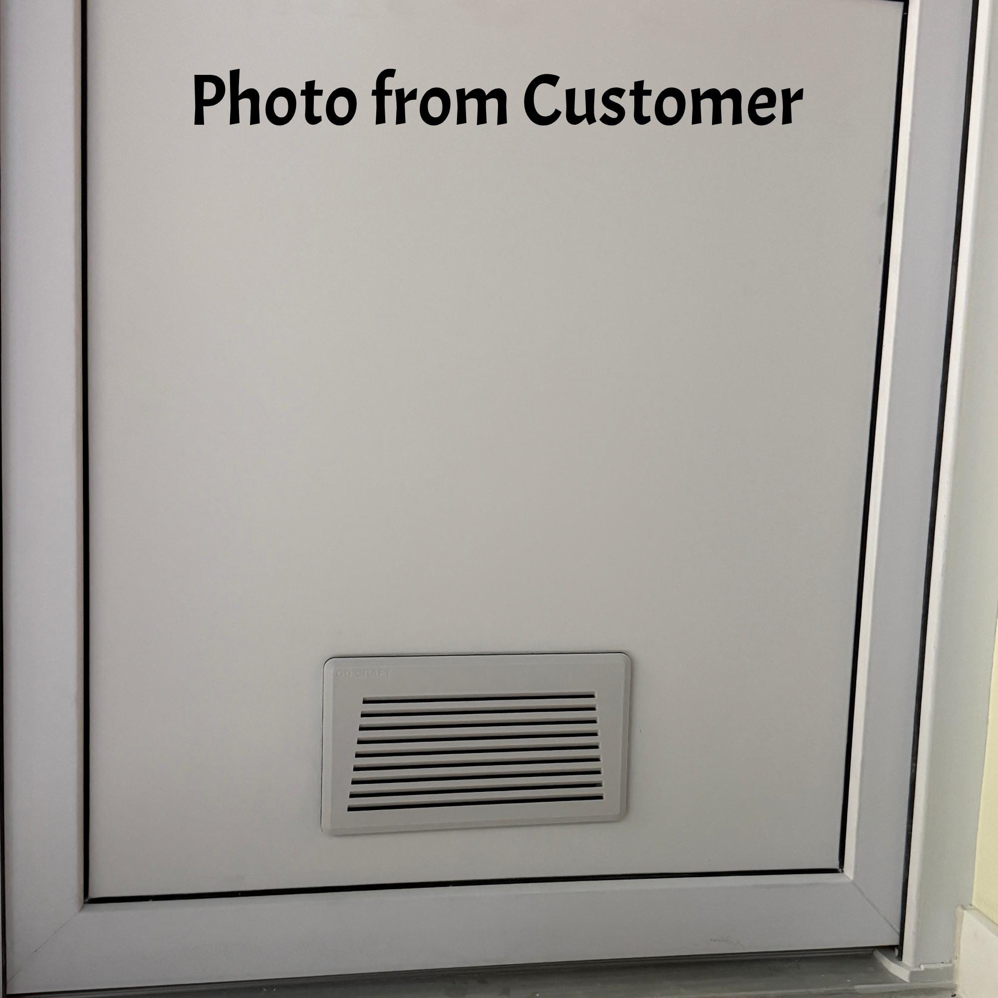 Magnetic Passive Door Ventilation Set – 3-Part System for a optional filter